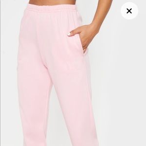 pretty little thing baby pink sweatpants (SOLD)
